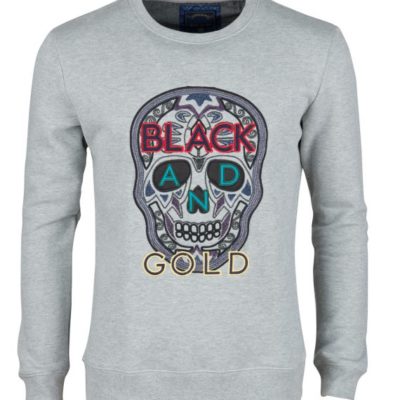 Black & Gold Craneo grey/color