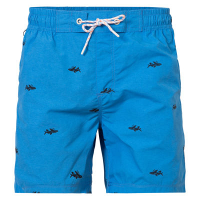 Petrol Industries Zwemshort Electric Blue visjes