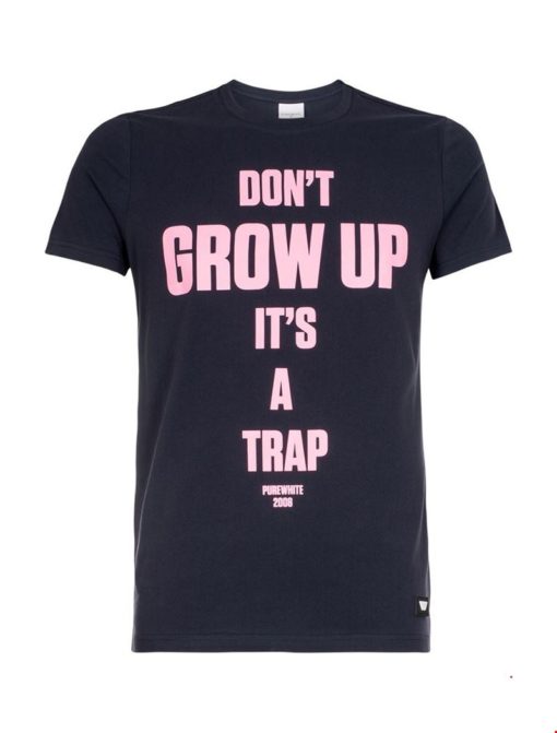 PUREWHITE DON'T GROW UP T-SHIRT NAVY