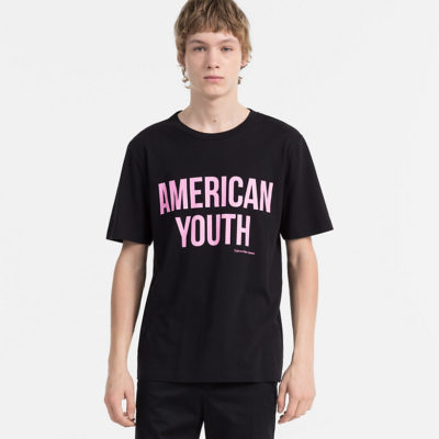 CALVIN KLEIN JEANS T-shirt met print AMERICAN YOUTH