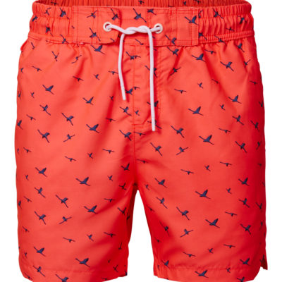 Petrol Industries zwembroek vogels fiery coral