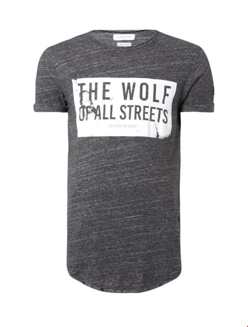 PUREWHITE 'Wolf Of All Streets' T-shirt zwart