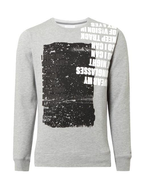 PUREWHITE Graphic Sweater grijs
