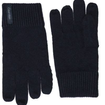 calvin klein basic gloves blauw