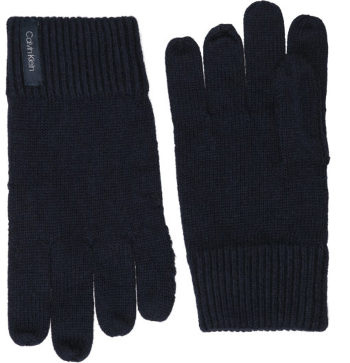 calvin klein basic gloves blauw