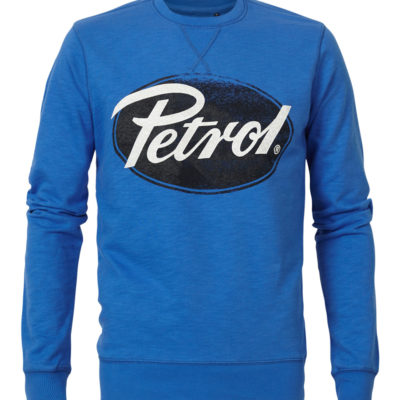 Petrol Industries Sweater Logo Ovaal blauw