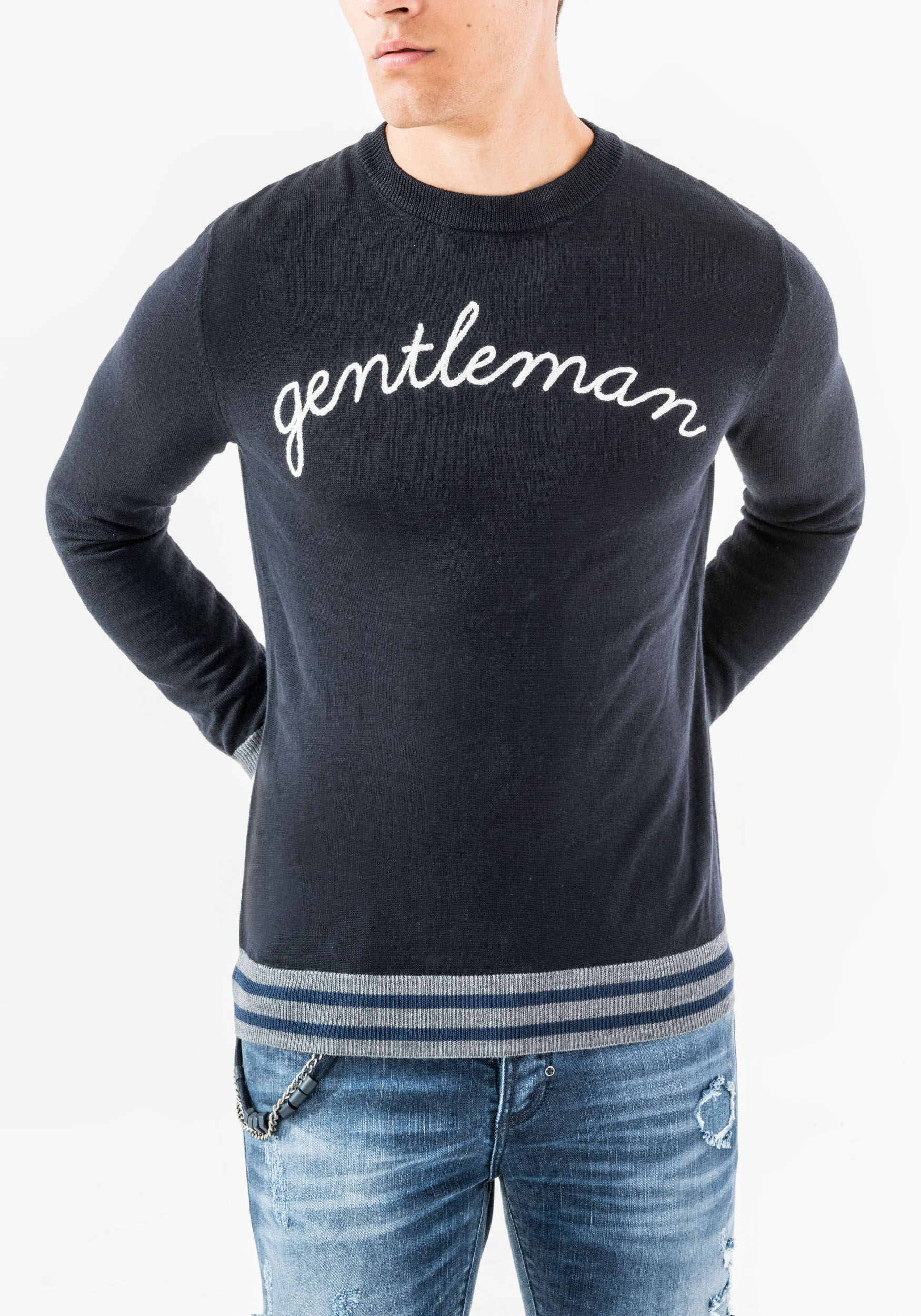 wat betreft converteerbaar Dapperheid Antony Morato Crew-neck Sweater - J Style Menswear