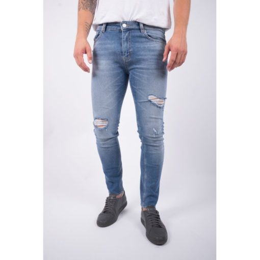 Just Junkies Slim fit jeans destroyed