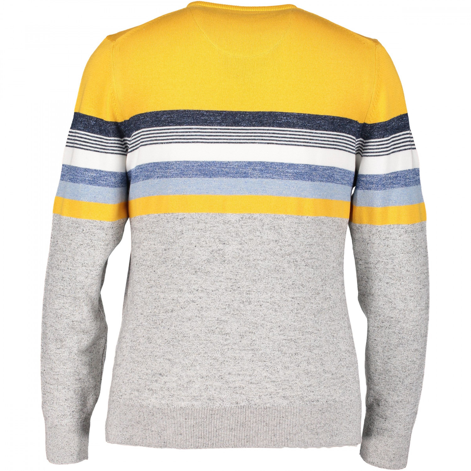 State of Art Trui Linnen mix | J Style Menswear State of Art trui okergeel lamswol