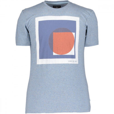 state of art t-shirt blauw