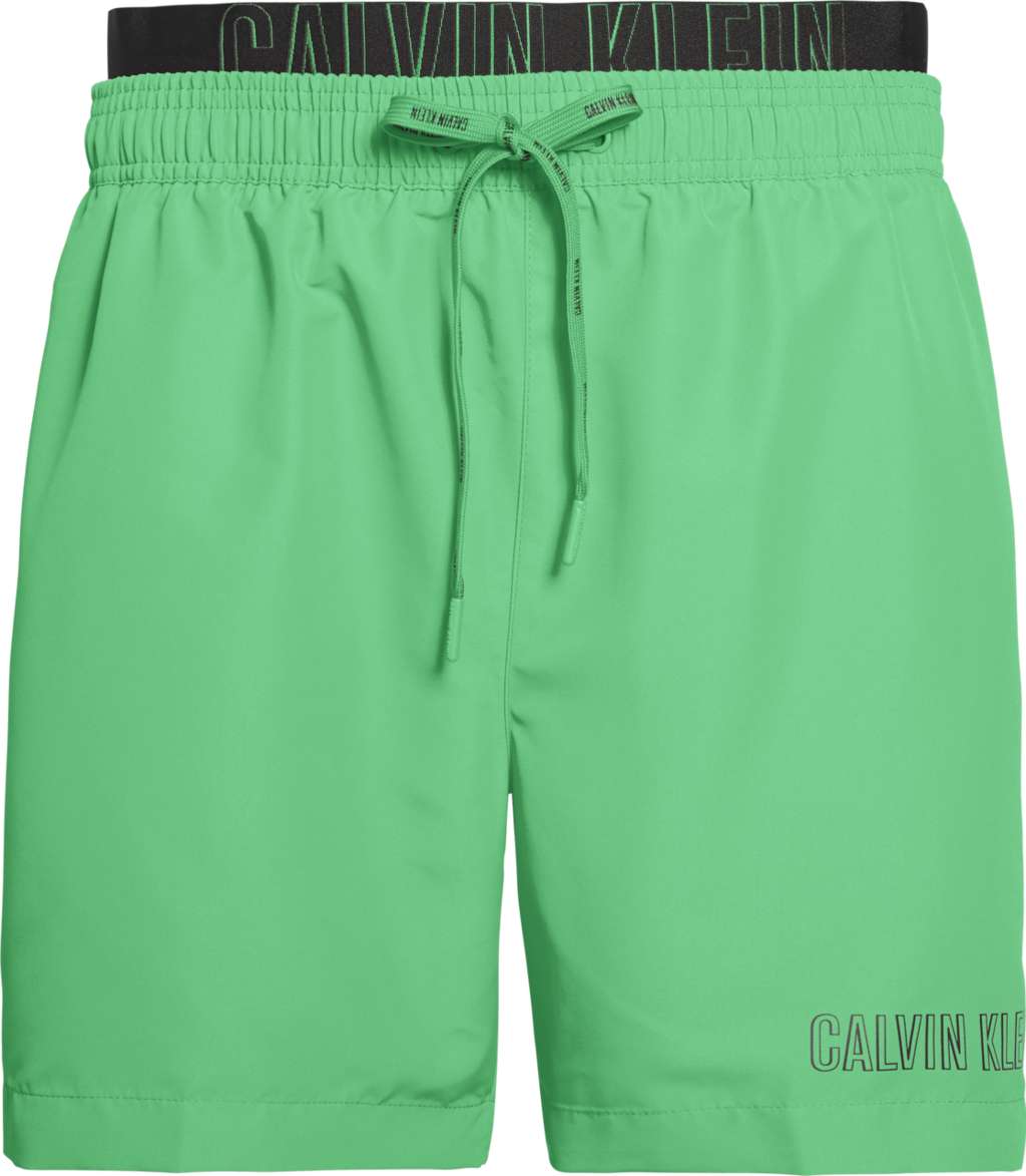 Luiheid Ontbering commando Calvin Klein Medium zwemshort met dubbele tailleband - J Style Menswear