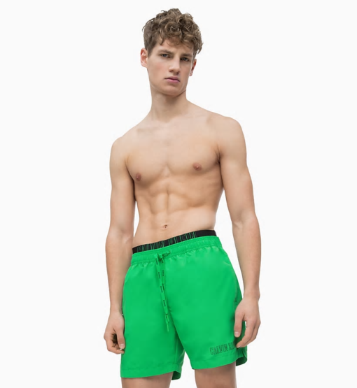 Calvin Klein Medium zwemshort met dubbele tailleband