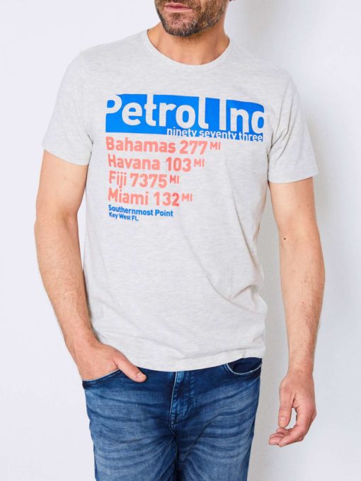 petrol industries t-shirt grijs