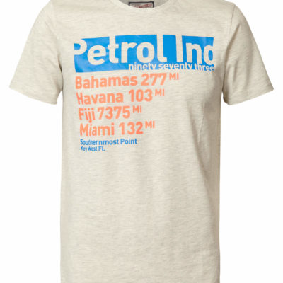 petrol industries t-shirt grijs