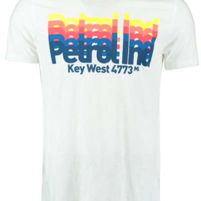 Petrol t-shirt wit