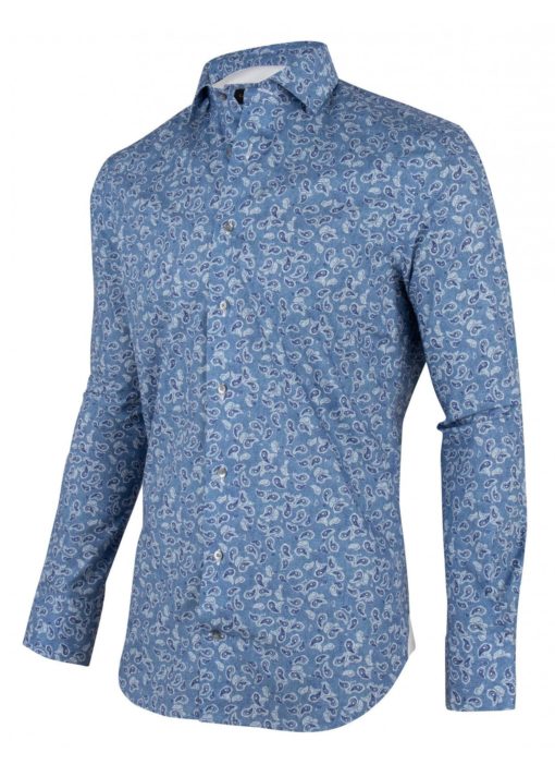 Cavallaro Napoli Benito shirt Blauw