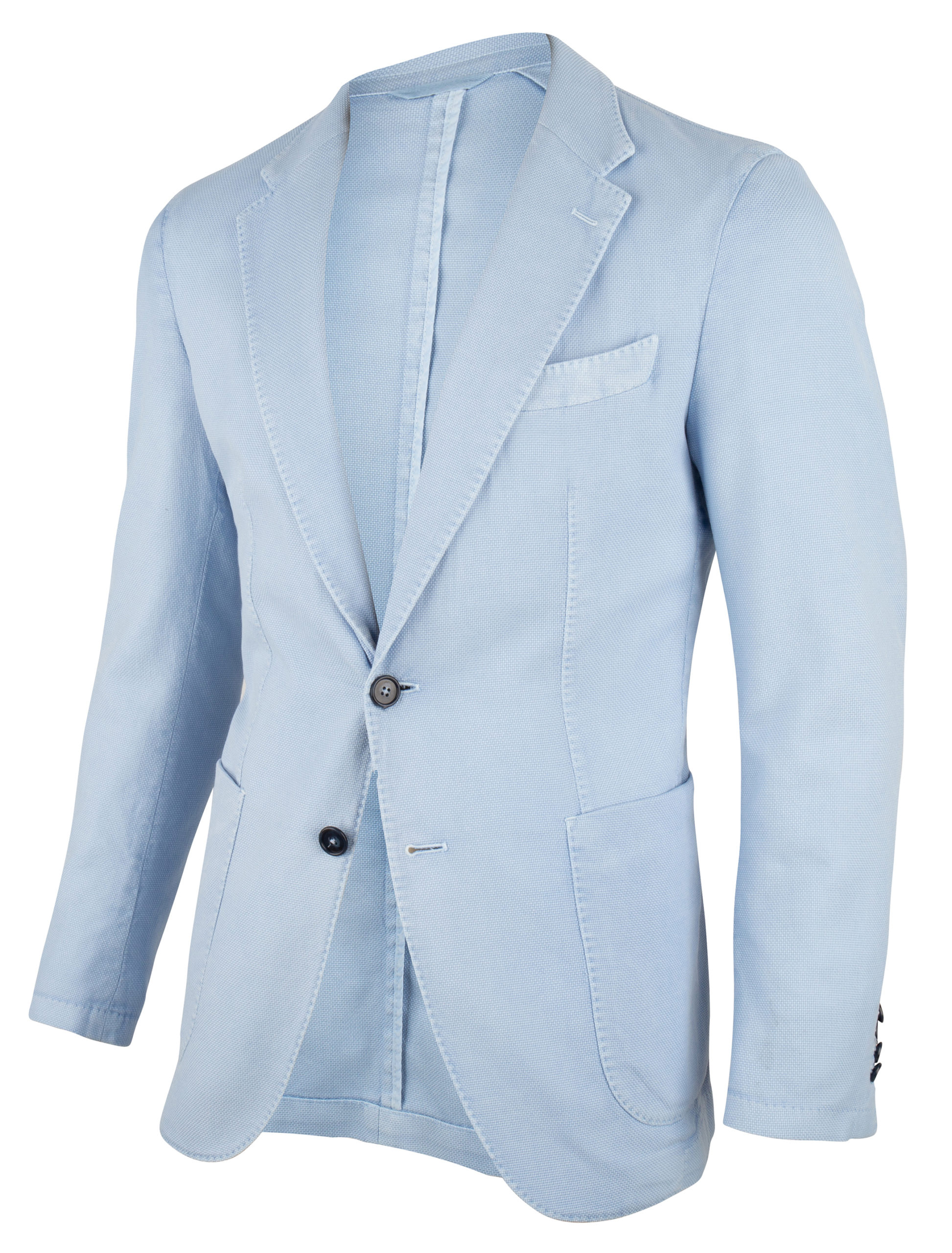 Bounty Geleerde Eindig Cavallaro Napoli Saverio Jacket Lichtblauw - J Style Menswear