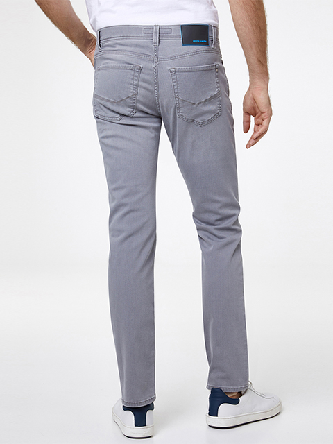 Depressie geschiedenis geloof Pierre Cardin Lyon Tapered Futureflex Used Grey - J Style Menswear