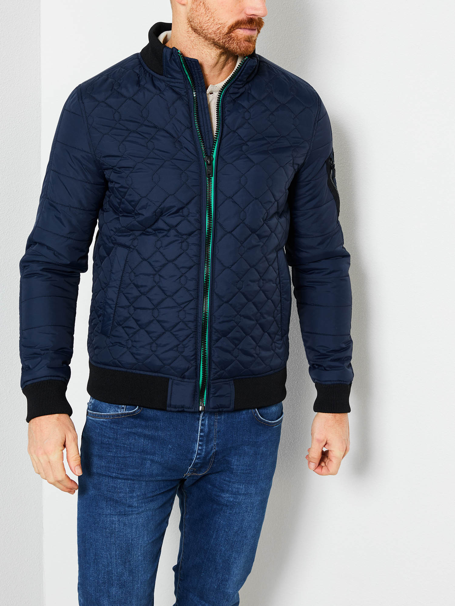 energie Modernisering Koor Petrol Industries Quilted jacket Deep Capri - J Style Menswear