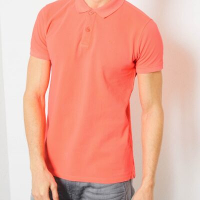 Petrol industries Kleurrijke polo Fiery Coral