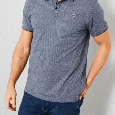 Petrol Industries Polo gemêleerd Dark Indigo