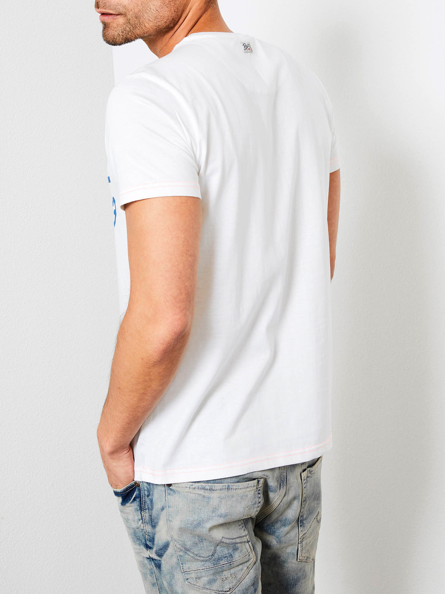 Petrol T-shirt Style - Artwork Menswear Bright J Industries White