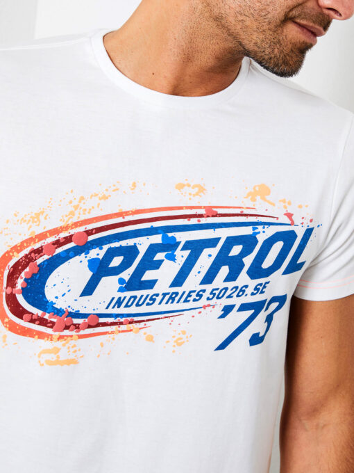 Petrol Industries Artwork T-shirt Bright White