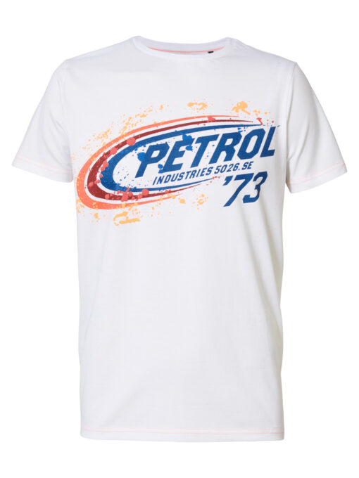 Petrol Industries Artwork T-shirt Bright White