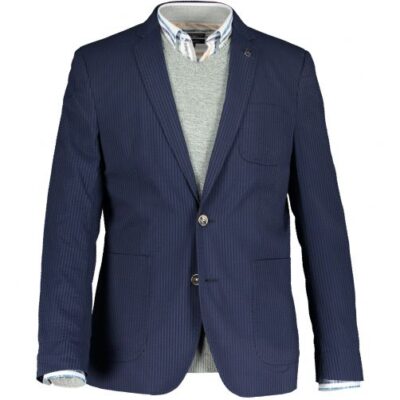 State of Art Blazer met modern fit Donkerblauw