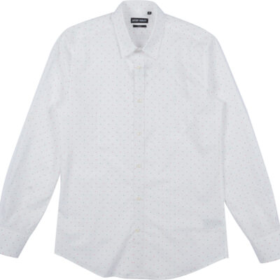 ANTONY MORATO Super slim-fit overhemd wit stippen print