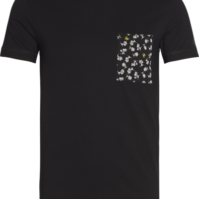 CALVIN KLEIN SLIM FIT T-SHIRT MET PRINT POCKET