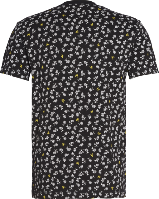 CALVIN KLEIN T-SHIRT ALL-OVER PRINT CK BLACK