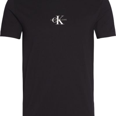 CALVIN KLEIN SLIM T-SHIRT MET LOGO Black