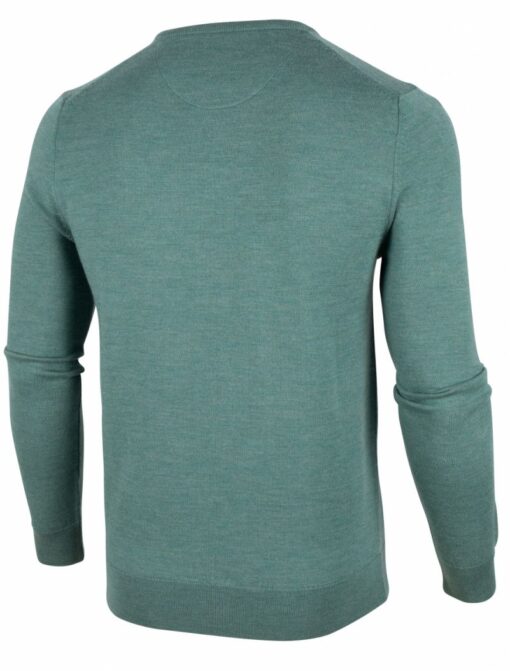 CAVALLARO NAPOLI MERINO R-NECK TRUI GROEN