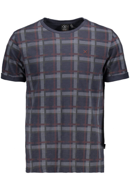 Kultivate Tee Faded Plaid India Ink