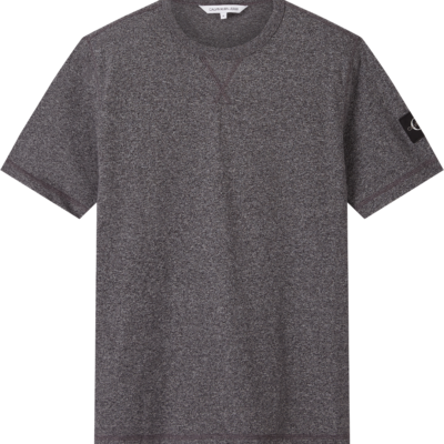 CALVIN KLEIN T-SHIRT VAN BIOLOGISCH KATOEN MET EMBLEEM CK BLACK