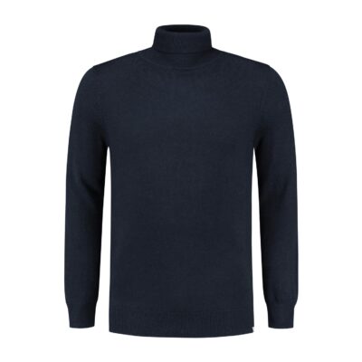 Circle of Trust STEWART TURTLENECK MIDNIGHT MARINE MELANGE