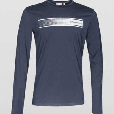 ANTONY MORATO LONG SLEEVE T-SHIRT BLUE INK