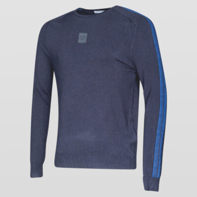 ANTONY MORATO TRUI BLAUW MET KOBALT STREPEN