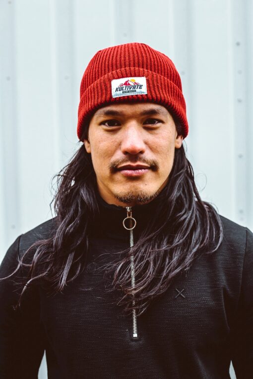 Kultivate Trail Beanie Rood