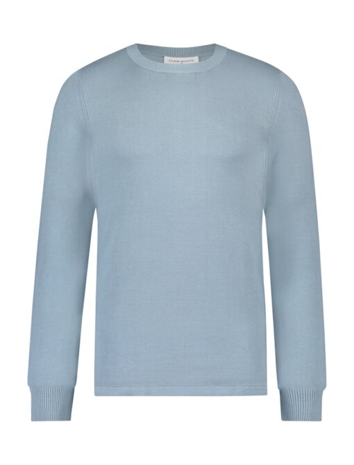 Purewhite Essential Knit Crewneck Blue