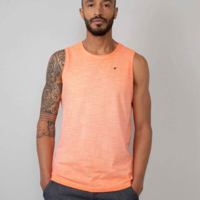 Petrol Industries Gemêleerd singlet Fiery Coral