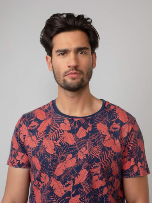 Petrol Industries Botanic t-shirt Dark Indigo