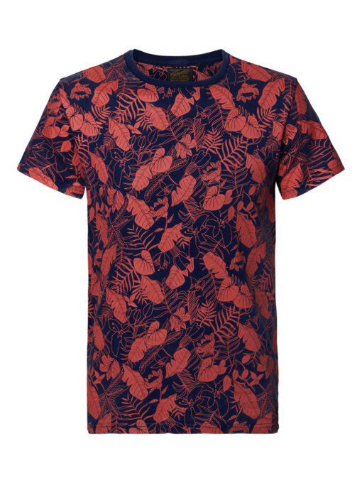 Petrol Industries Botanic t-shirt Dark Indigo