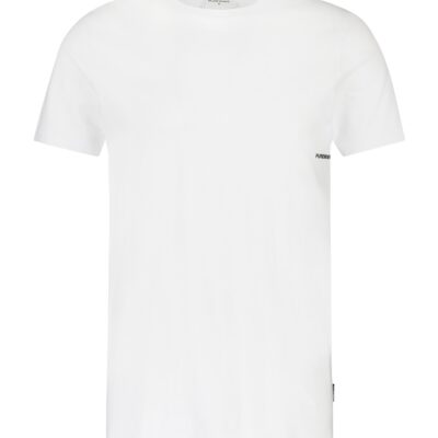 Purewhite Side Logo T-shirt White
