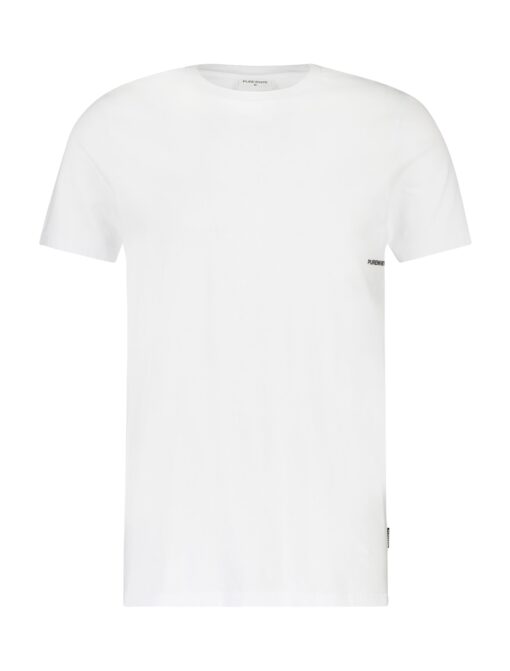 Purewhite Side Logo T-shirt White