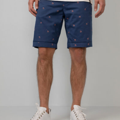 Petrol Industries Chino short van organisch katoen Petrol Blue