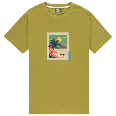 Kultivate Tee Postcard Green Olive