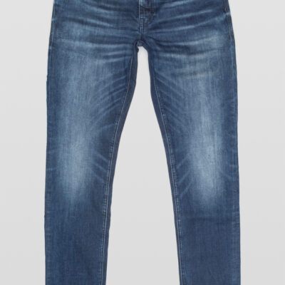 ANTONY MORARO TAPERED-FIT “OZZY” JEANS BLUE DENIM