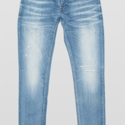 ANTONY MORARO TAPERED-FIT “OZZY” JEANS BLUE DENIM